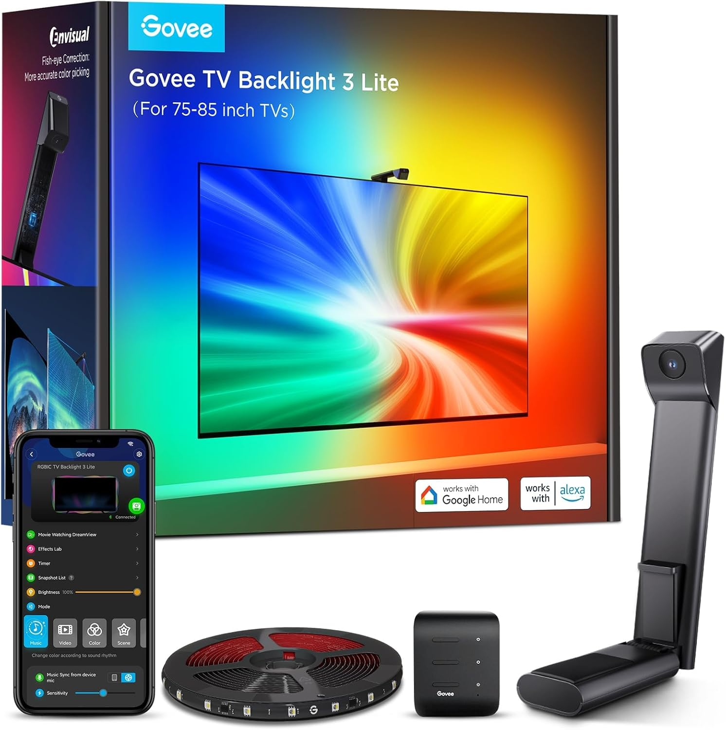 GOVEE TV BACKLIGHT 3 LITE 75-85 INCH GOVEE TV BACKLIGHT 3 LITE 75-85 INCH